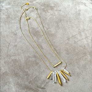 Stella & Dot Gold Bar Necklace